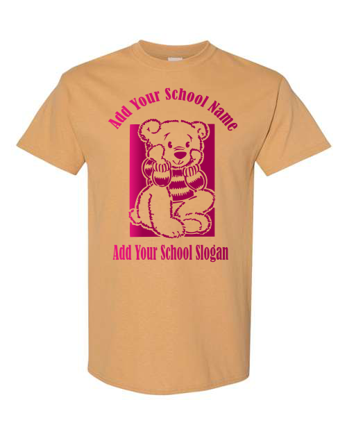Custom School Mascot Bear T-Shirt