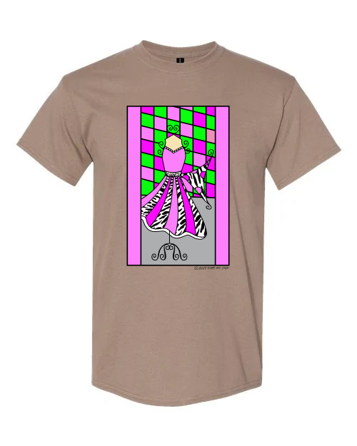 Dress to Impress, Form or Fashion Graphic T-shirt, short sleeve,