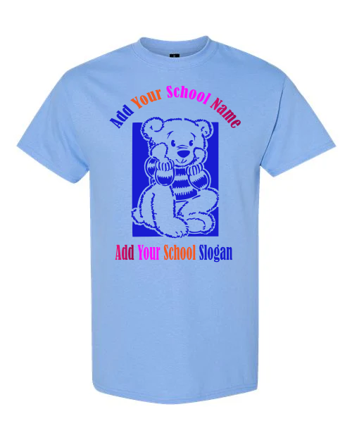 Custom School Mascot Bear T-Shirt
