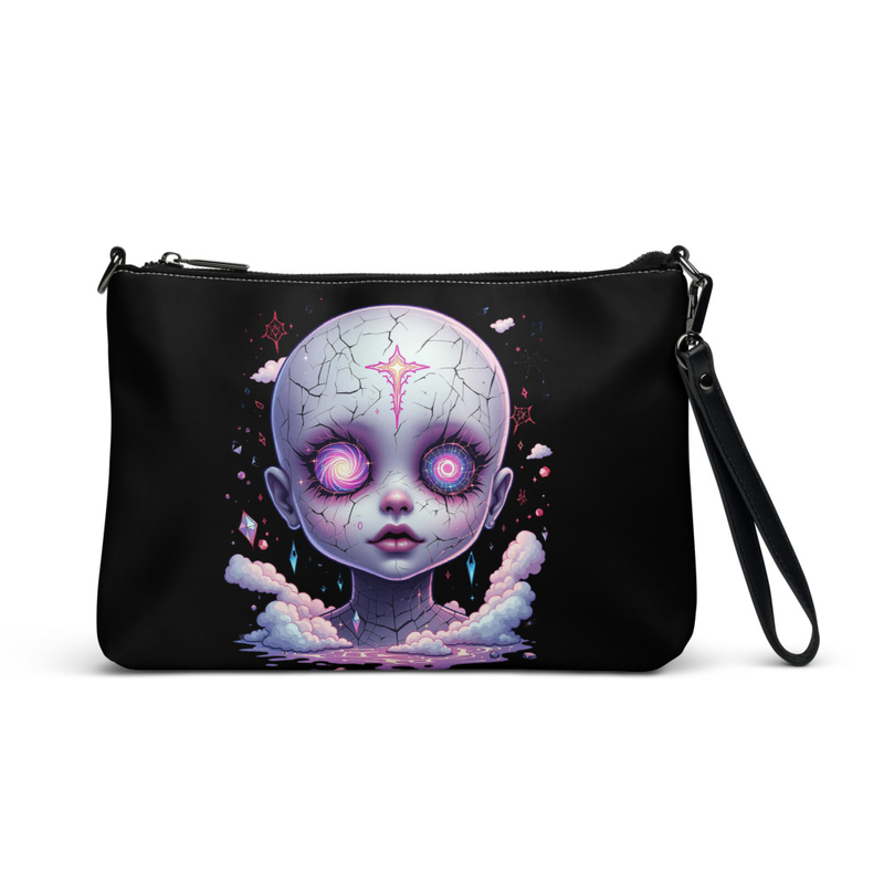 Cosmic Art Wristlet Clutch