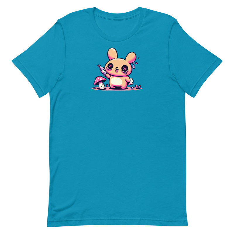 Weirdcore Pastel Goth Grunge Trippy Bunny Shirt Oddcore Rabbit T-Shirt Weird Stuff Unique Gift