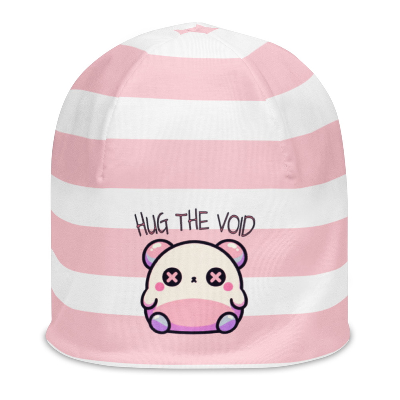 Striped Cute Panda Beanie