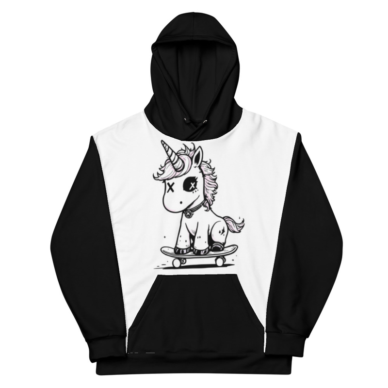 Unicorn Skateboard Hoodie