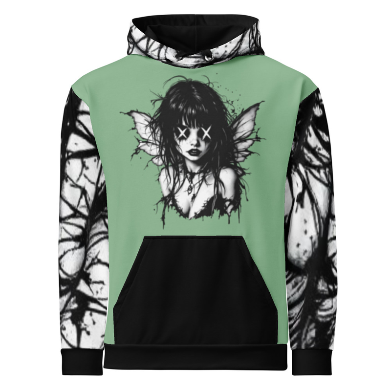 Graphic Fairy Wings Hoodie