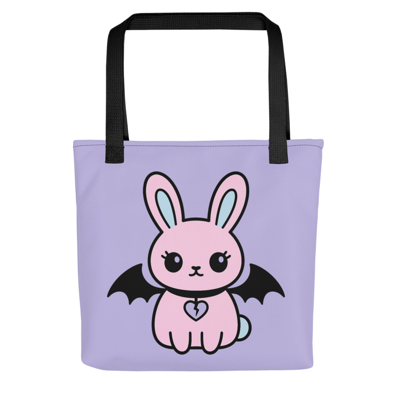Cute Bat Bunny Tote Bag