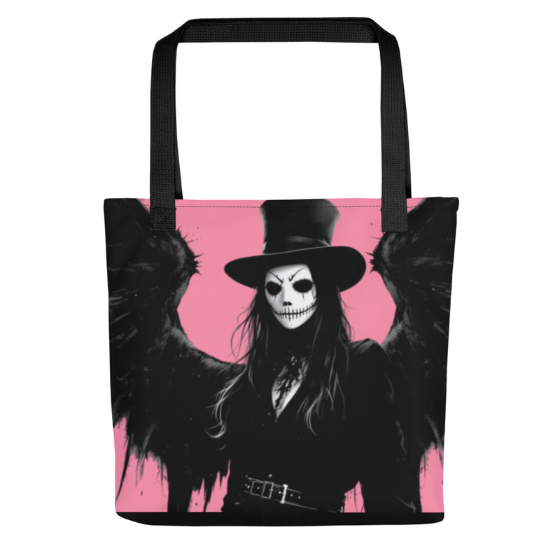 Gothic Skeleton Angel Tote Bag