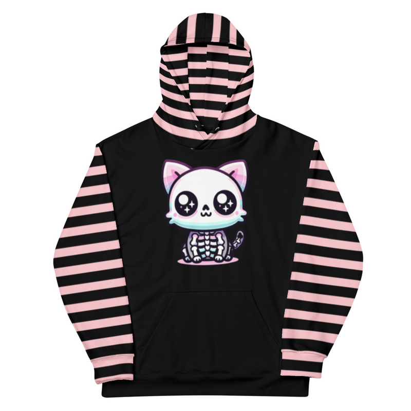 Skeleton Cat Hoodie