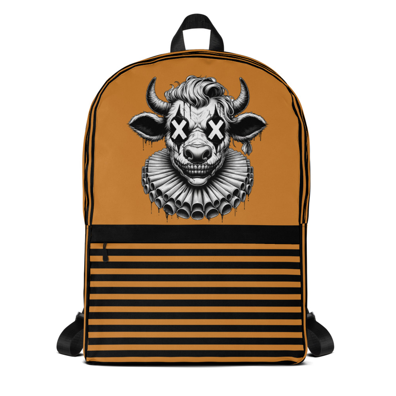 Vintage Cow Print Backpack