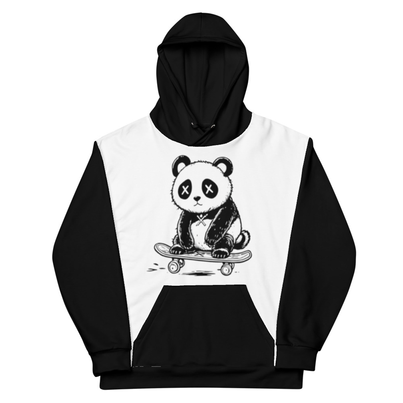 Panda Skateboard Hoodie