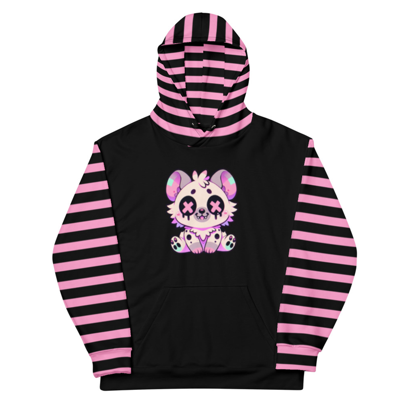 Cute Kawaii Hyena Graphic Hoodie
