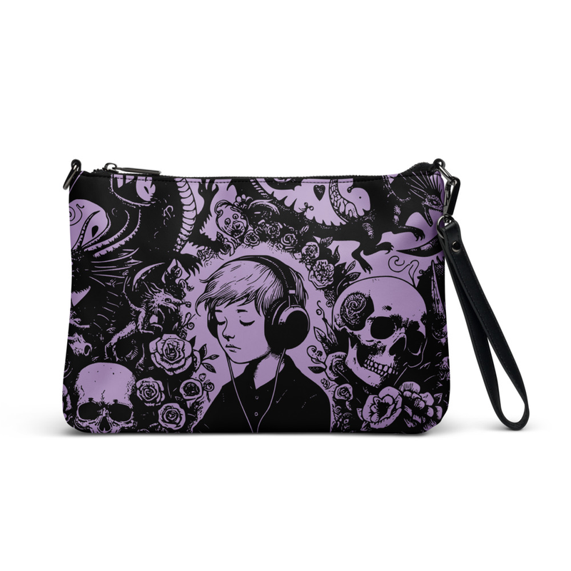 Gothic Art Wristlet Clutch