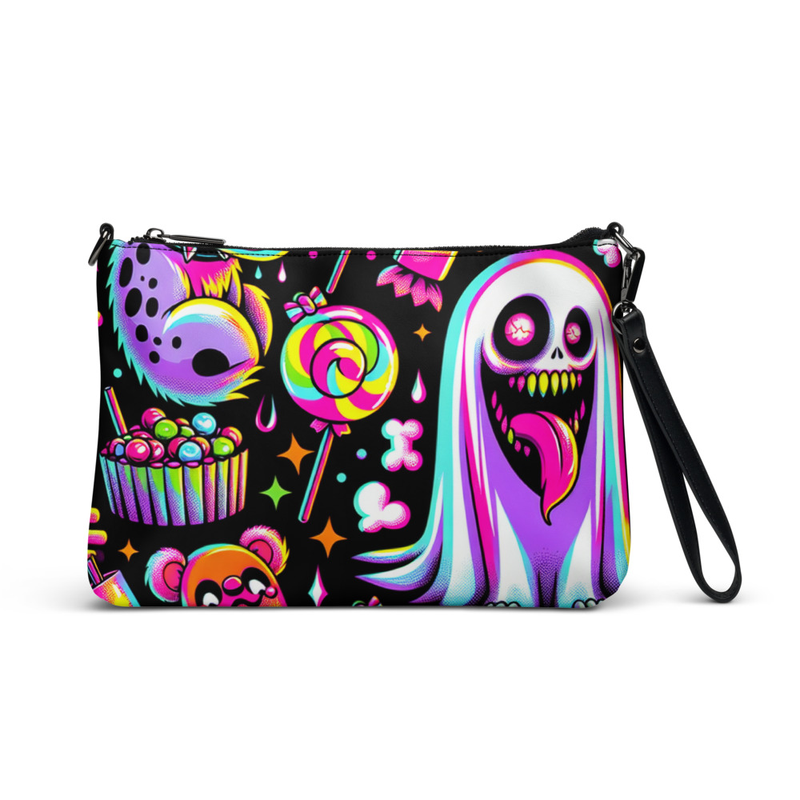 Neon Ghost Candy Wristlet Bag