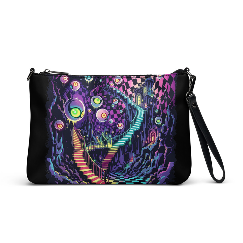 Surreal Staircase Wristlet Bag