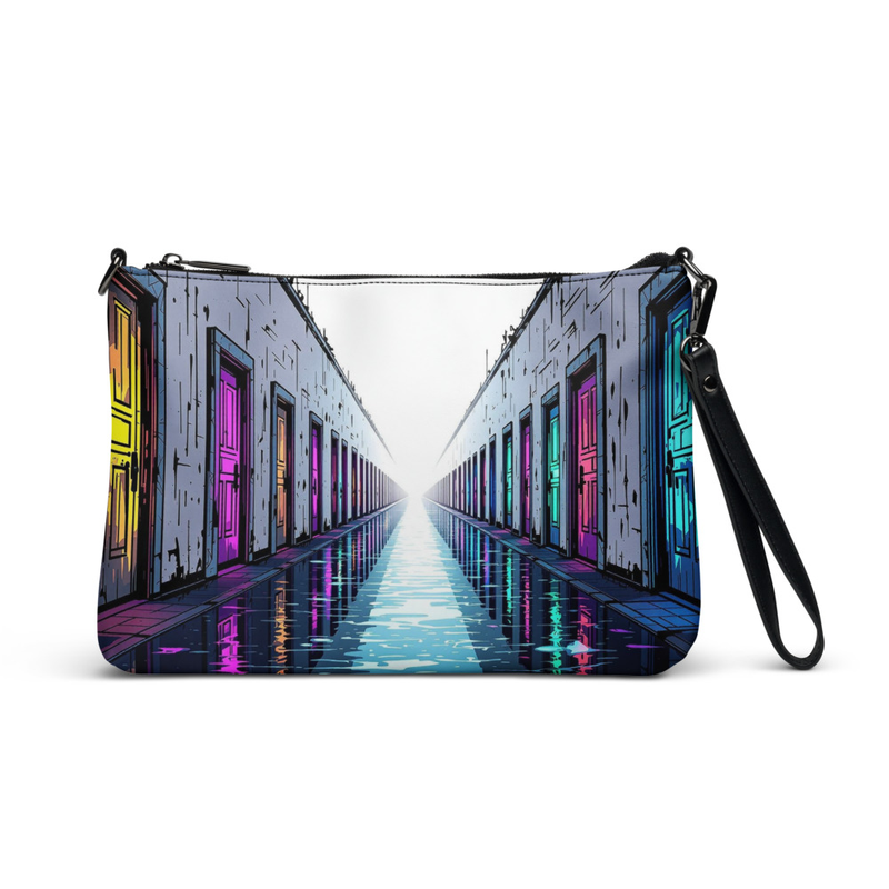 Colorful Doors Wristlet Bag