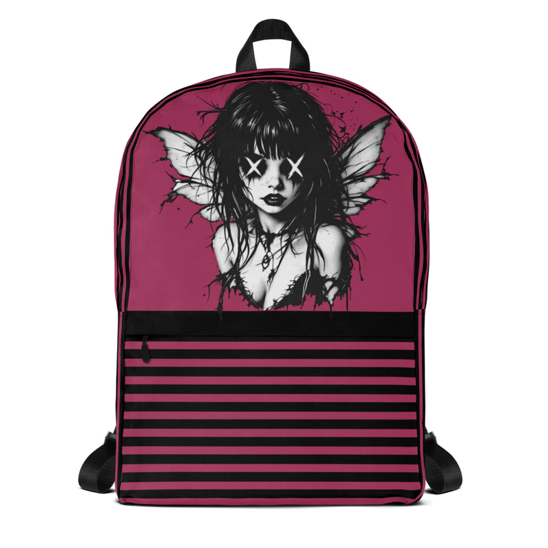 Gothic Fairy Printed Backpack