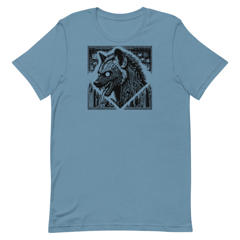 Scary Spooky Dystopian Hyena T-Shirt Gothic Grunge