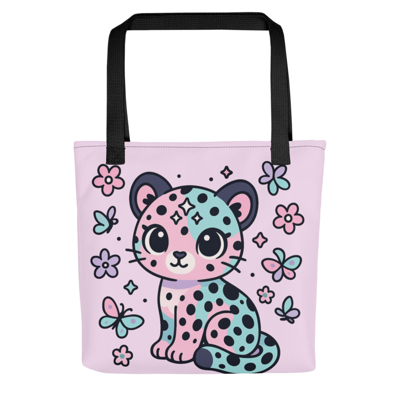 Cute Leopard Print Tote Bag