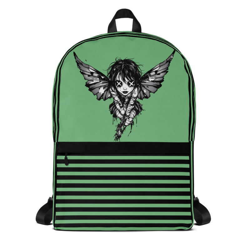 Green Butterfly Wing Backpack