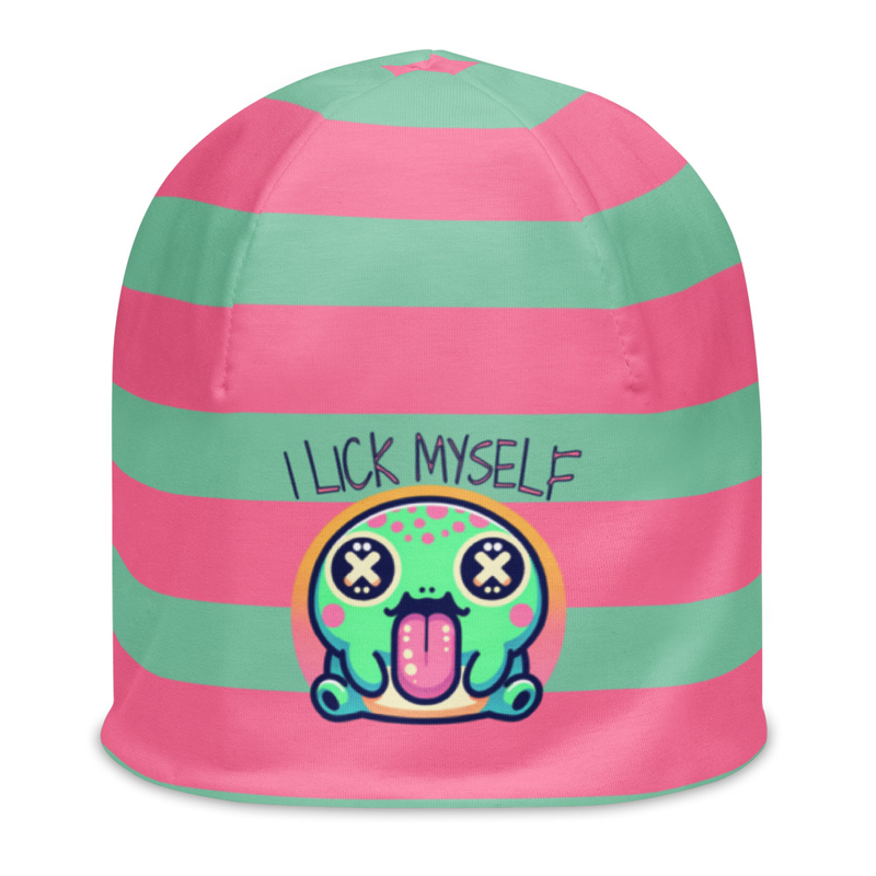 Striped Cartoon Beanie