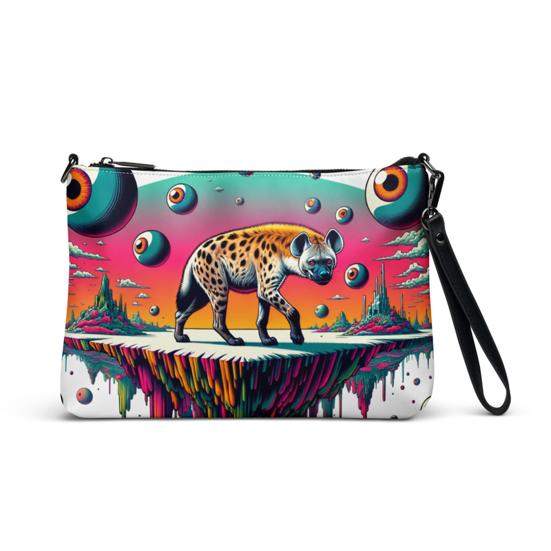 Surreal Hyena Clutch Bag