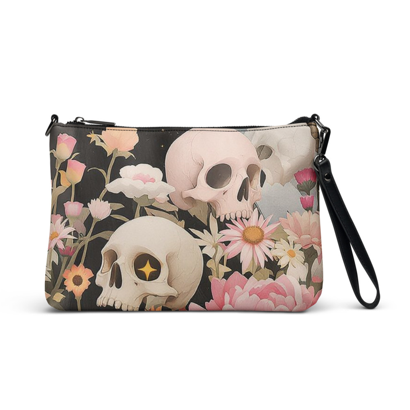 Blooming Bones Crossbody Purse