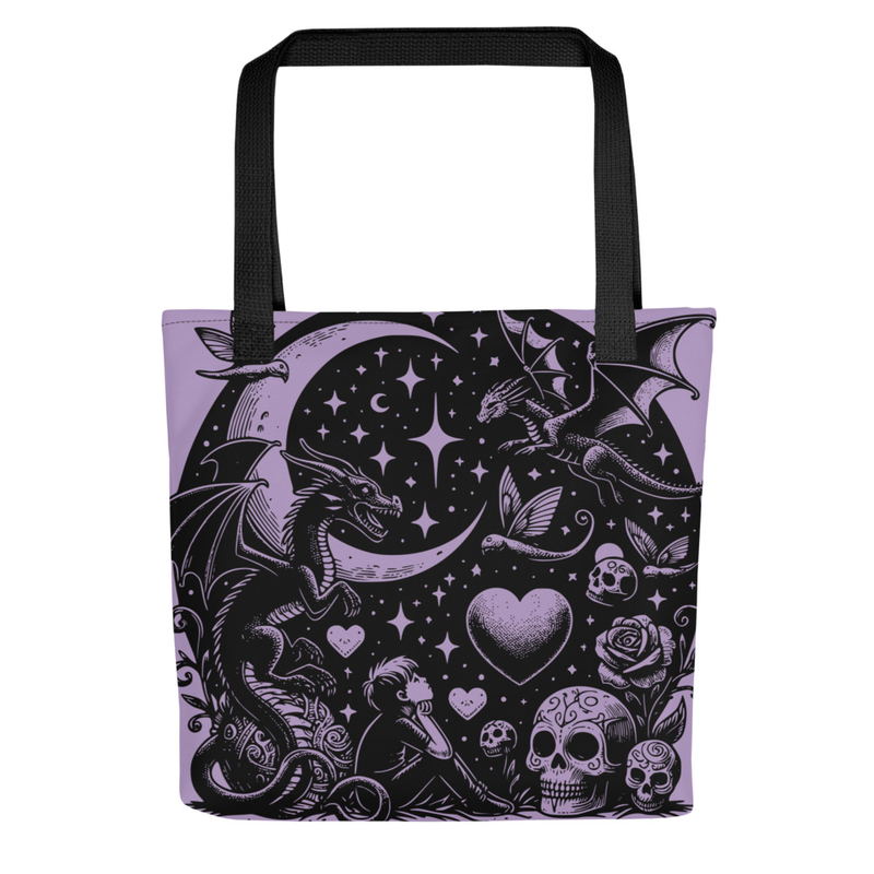 Gothic Dragon Tote Bag