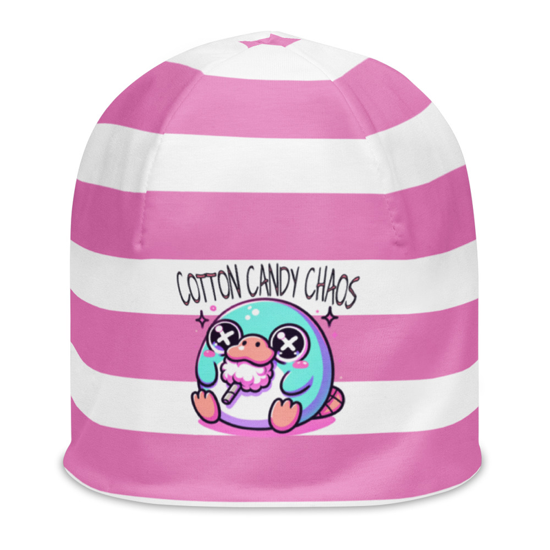 Cotton Candy Chaos Beanie