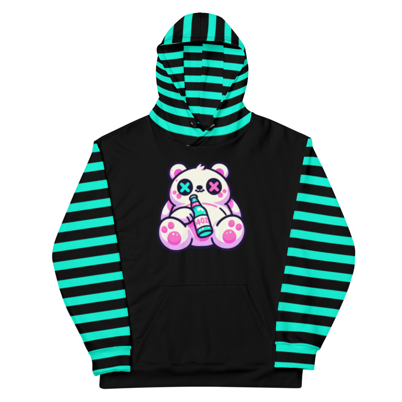 Striped Panda Hoodie