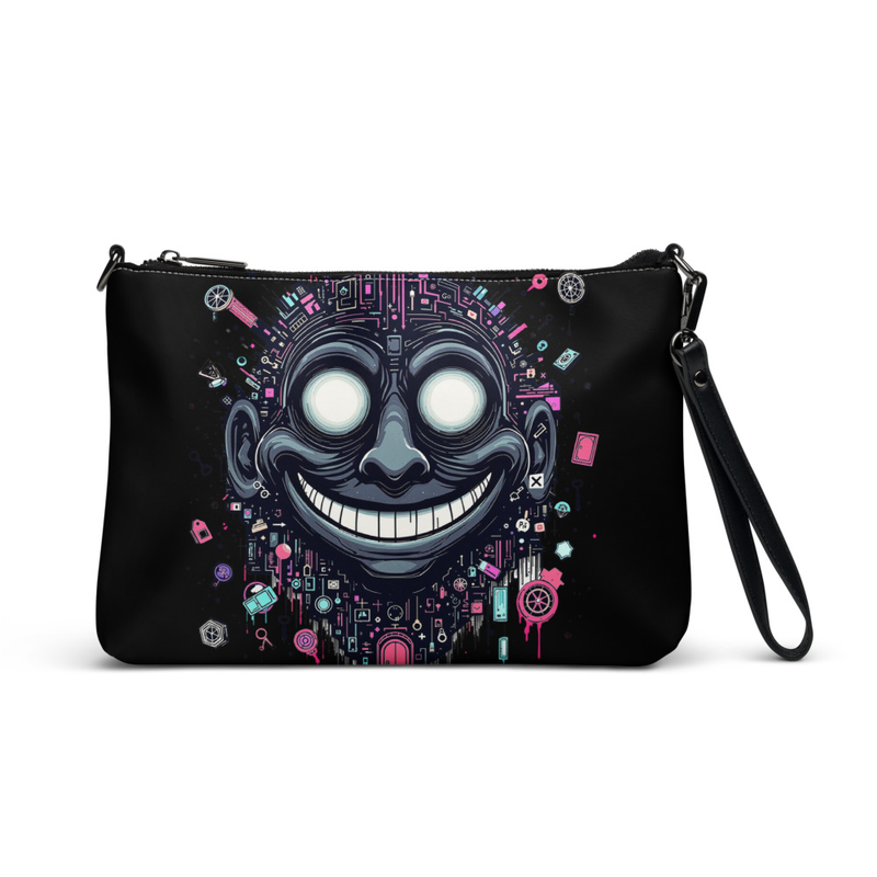 Cyber Smile Clutch Bag