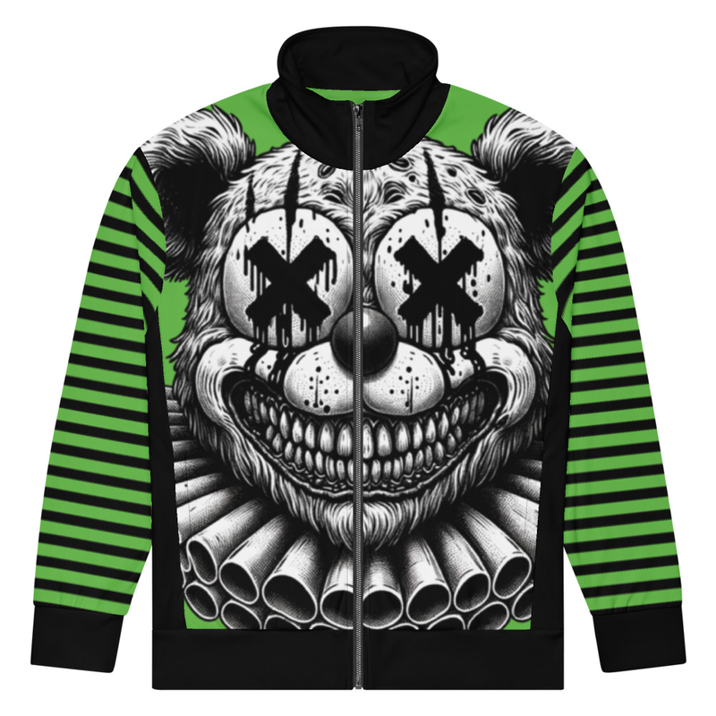 Grinning X-Eyed Clown Zip Jacket