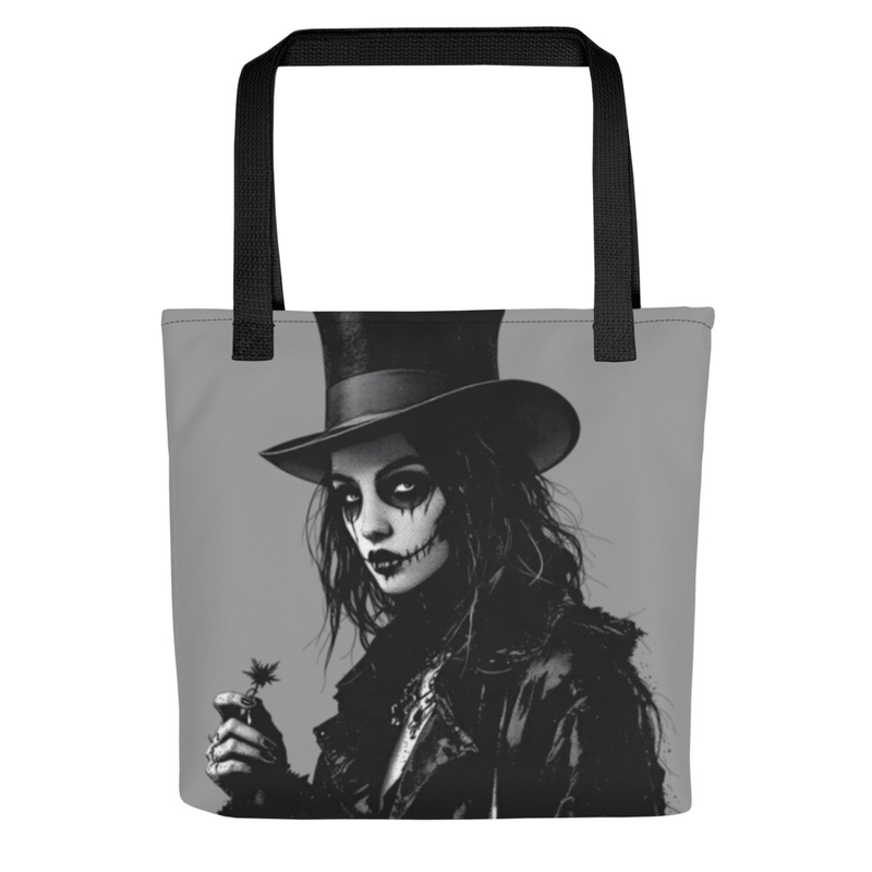 Gothic Girl Art Tote Bag