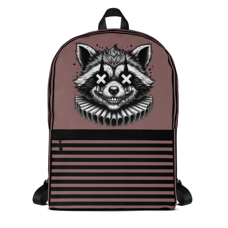 Raccoon Graphic Backpack
