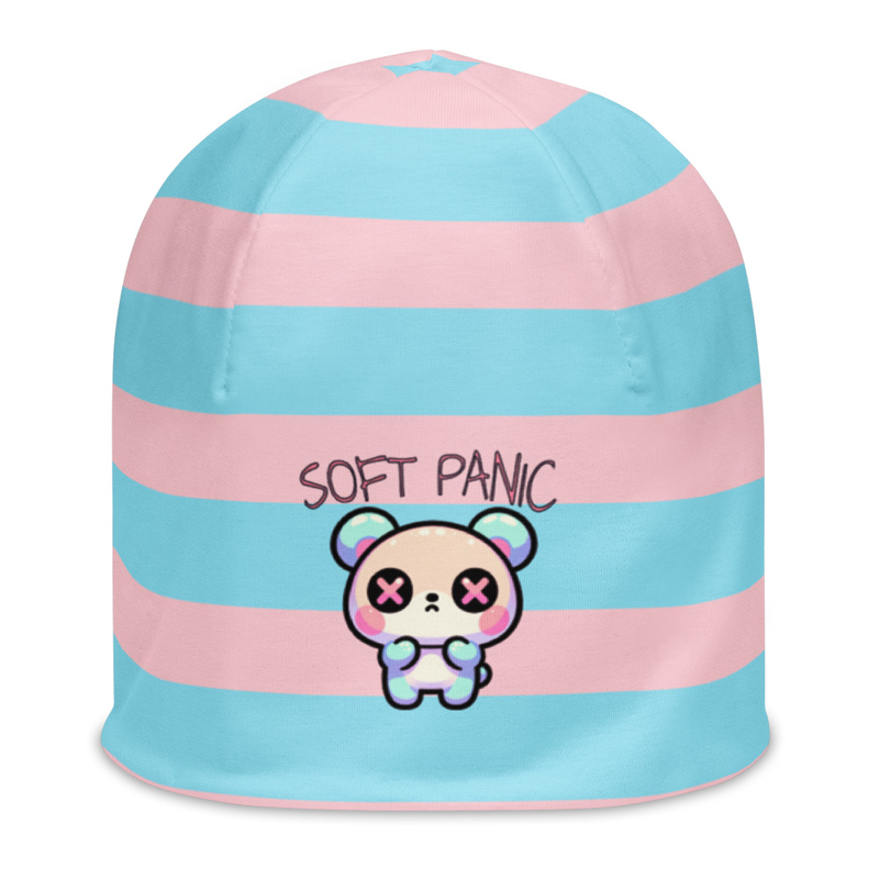 Soft Panic Striped Beanie