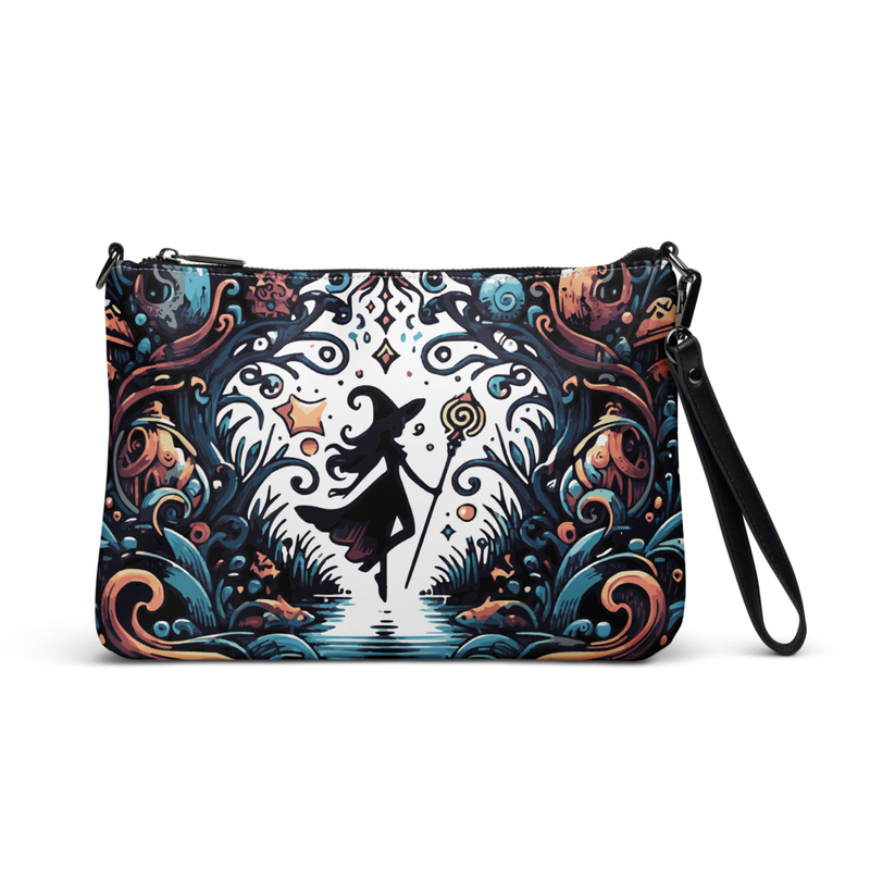 Mystical Witch Art Wristlet Bag