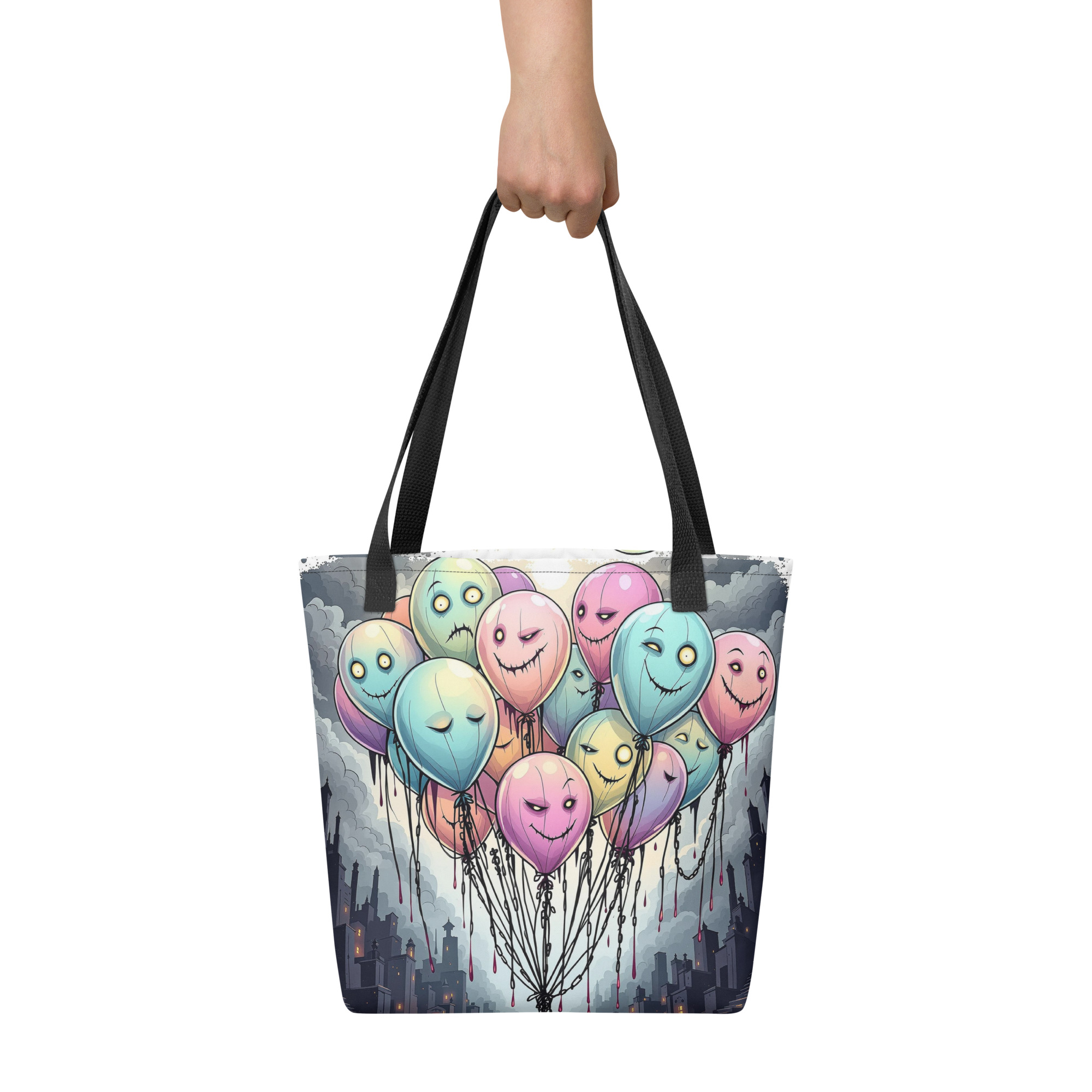 Colorful Balloon Art Tote Bag