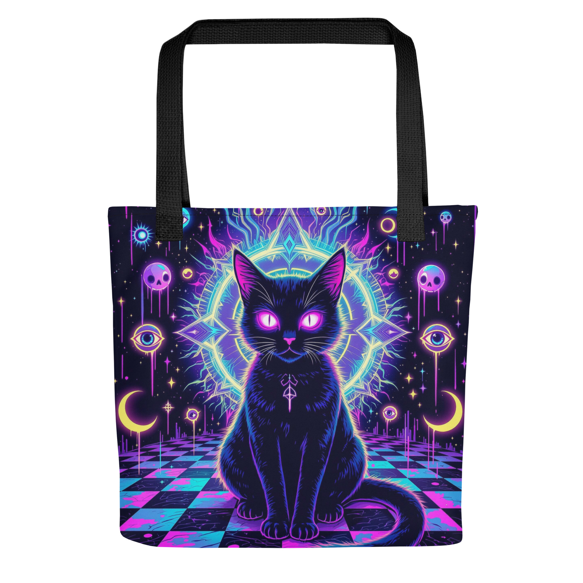 Mystical Cat Art Tote Bag