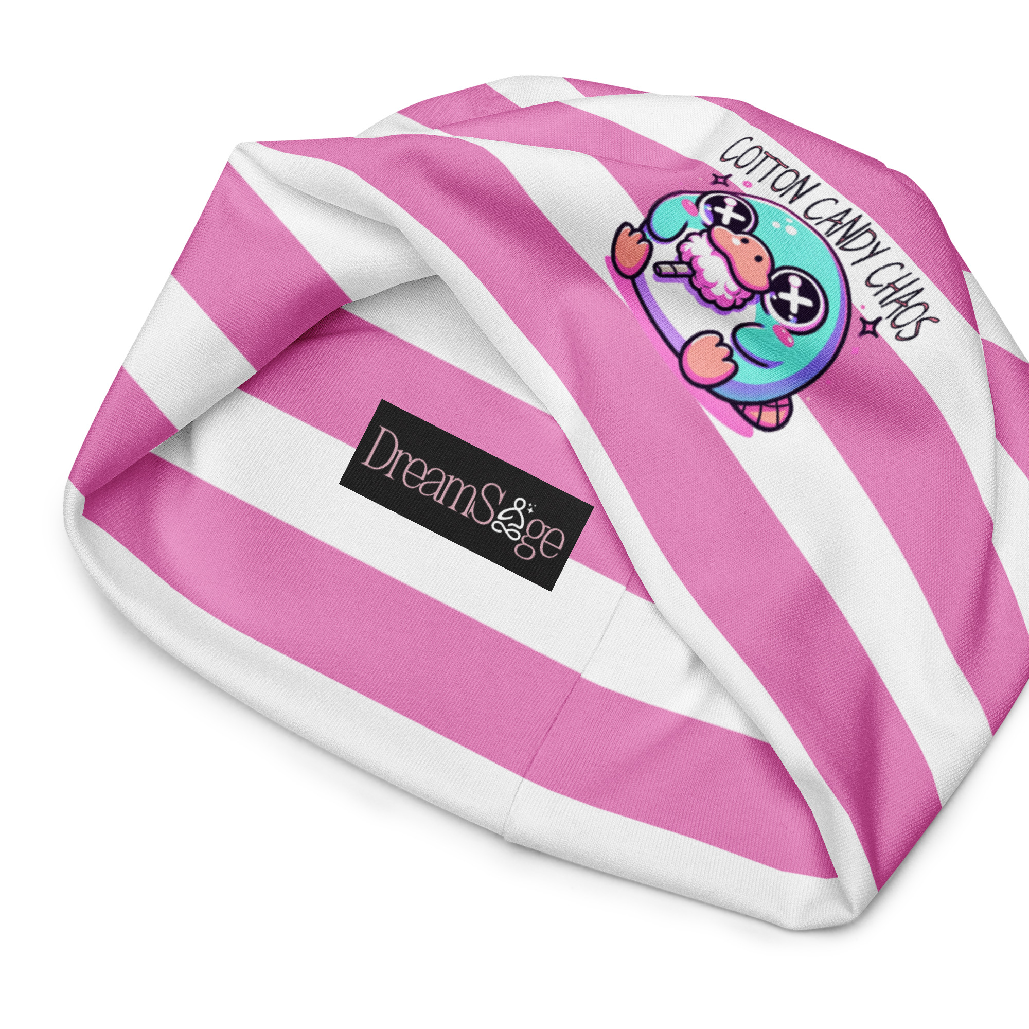 Cotton Candy Chaos Beanie