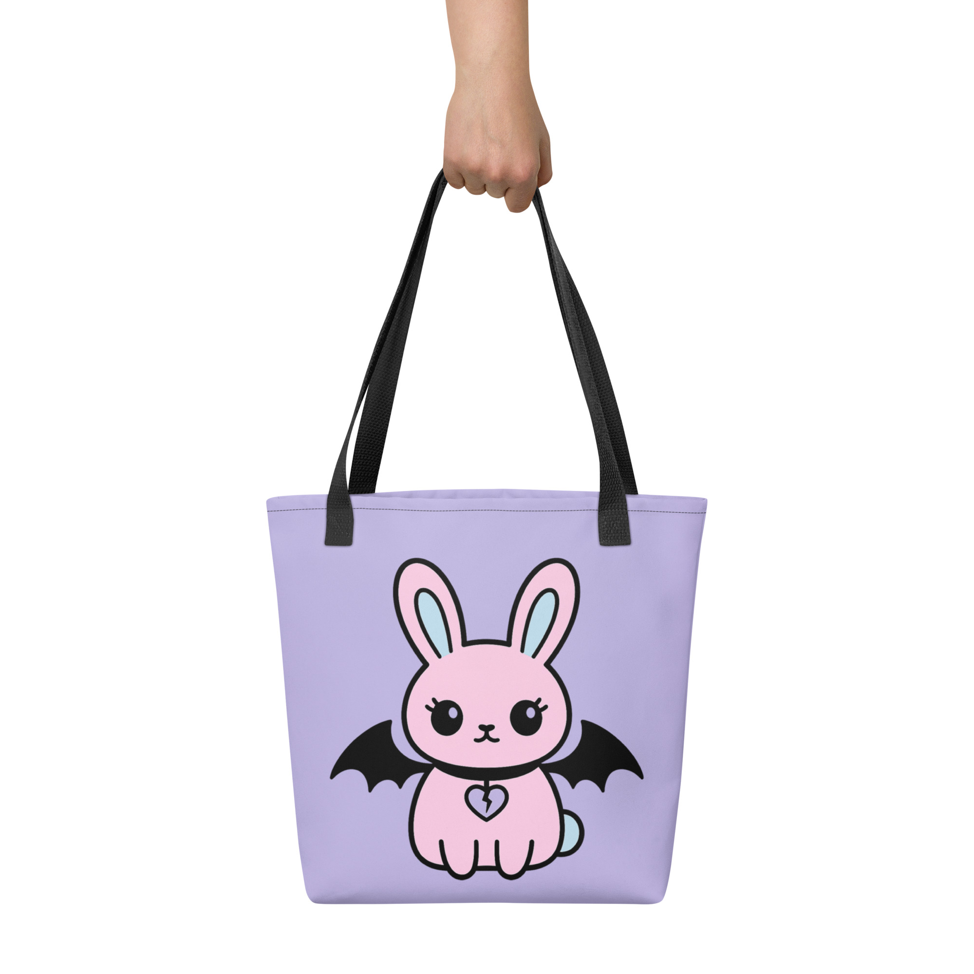 Cute Bat Bunny Tote Bag