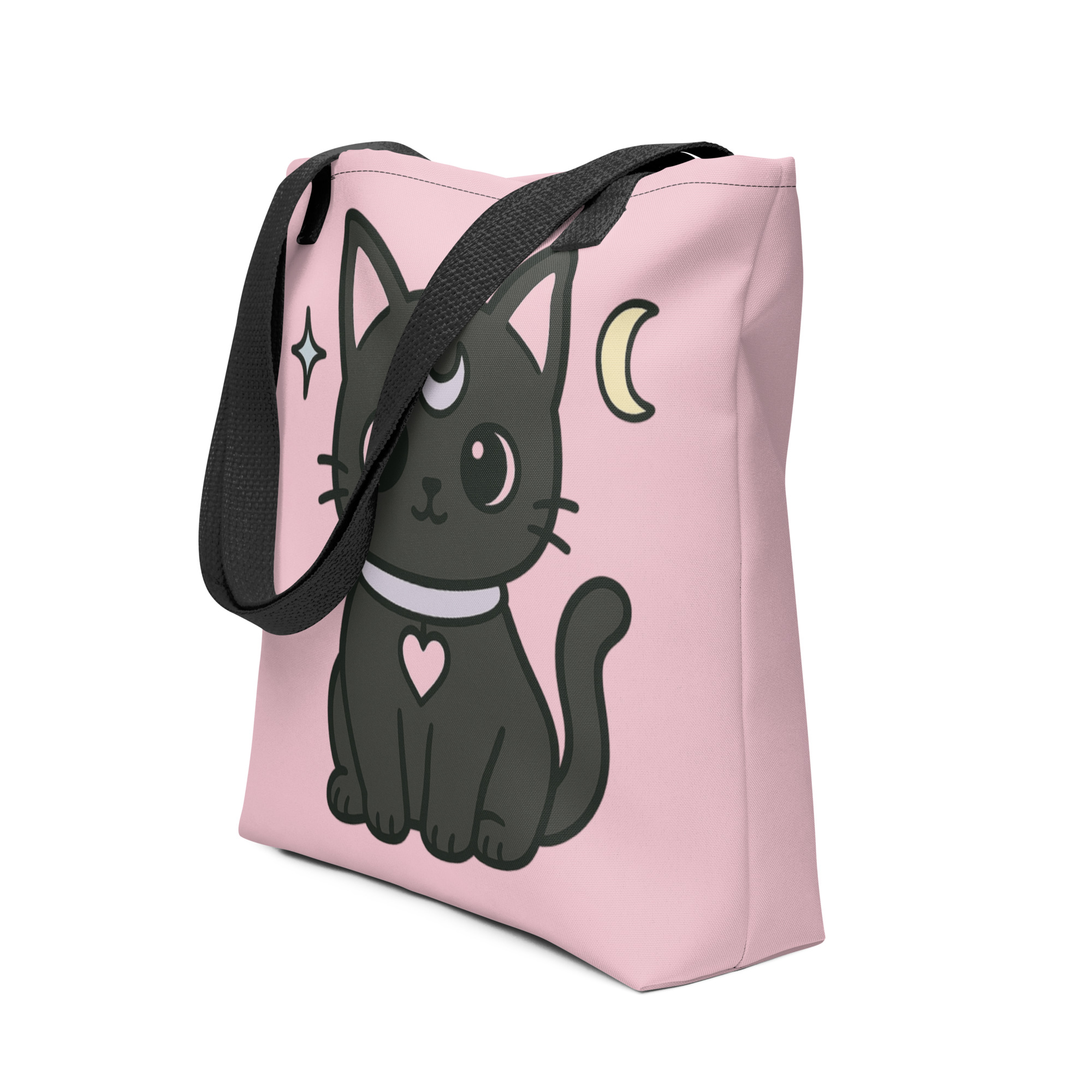 Cute Black Cat Tote Bag