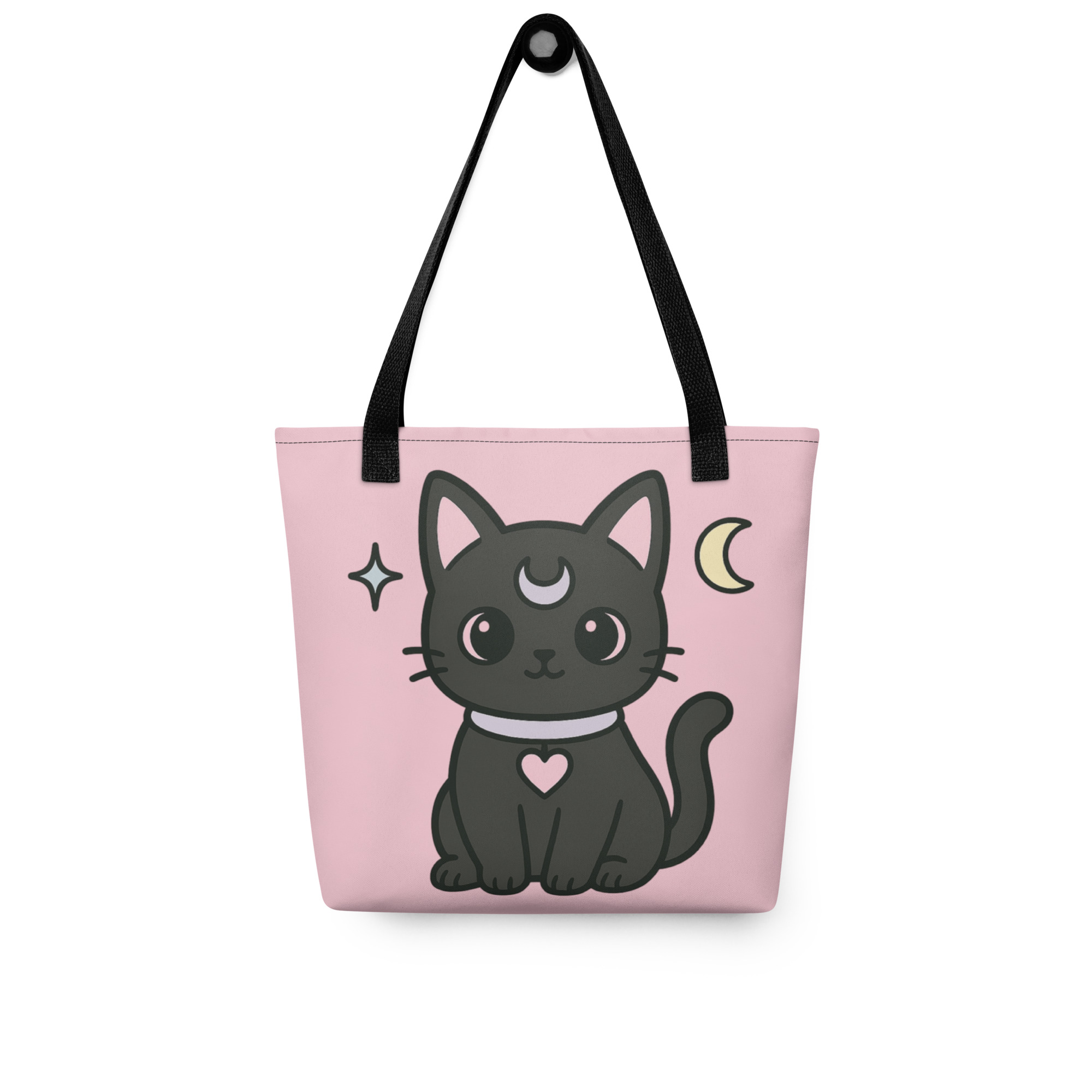 Cute Black Cat Tote Bag