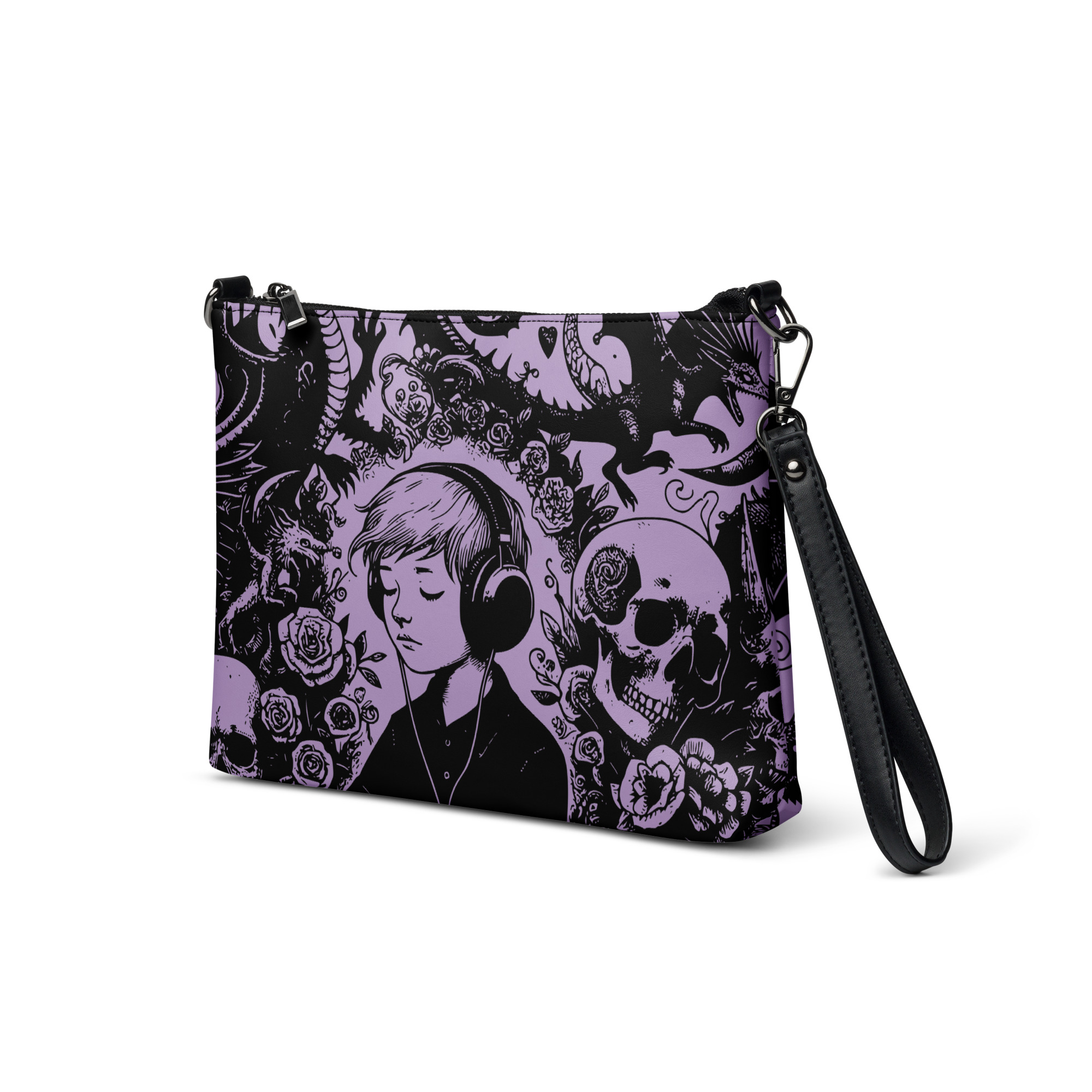 Gothic Art Wristlet Clutch