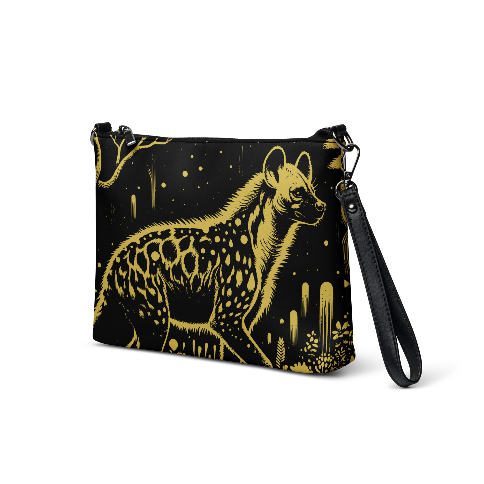 Spotted Hyena Wristlet Clutch