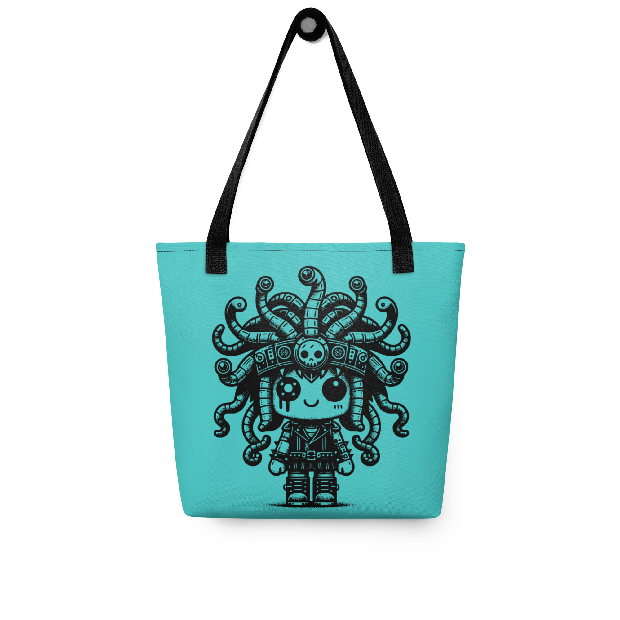 Medusa Cartoon Tote Bag