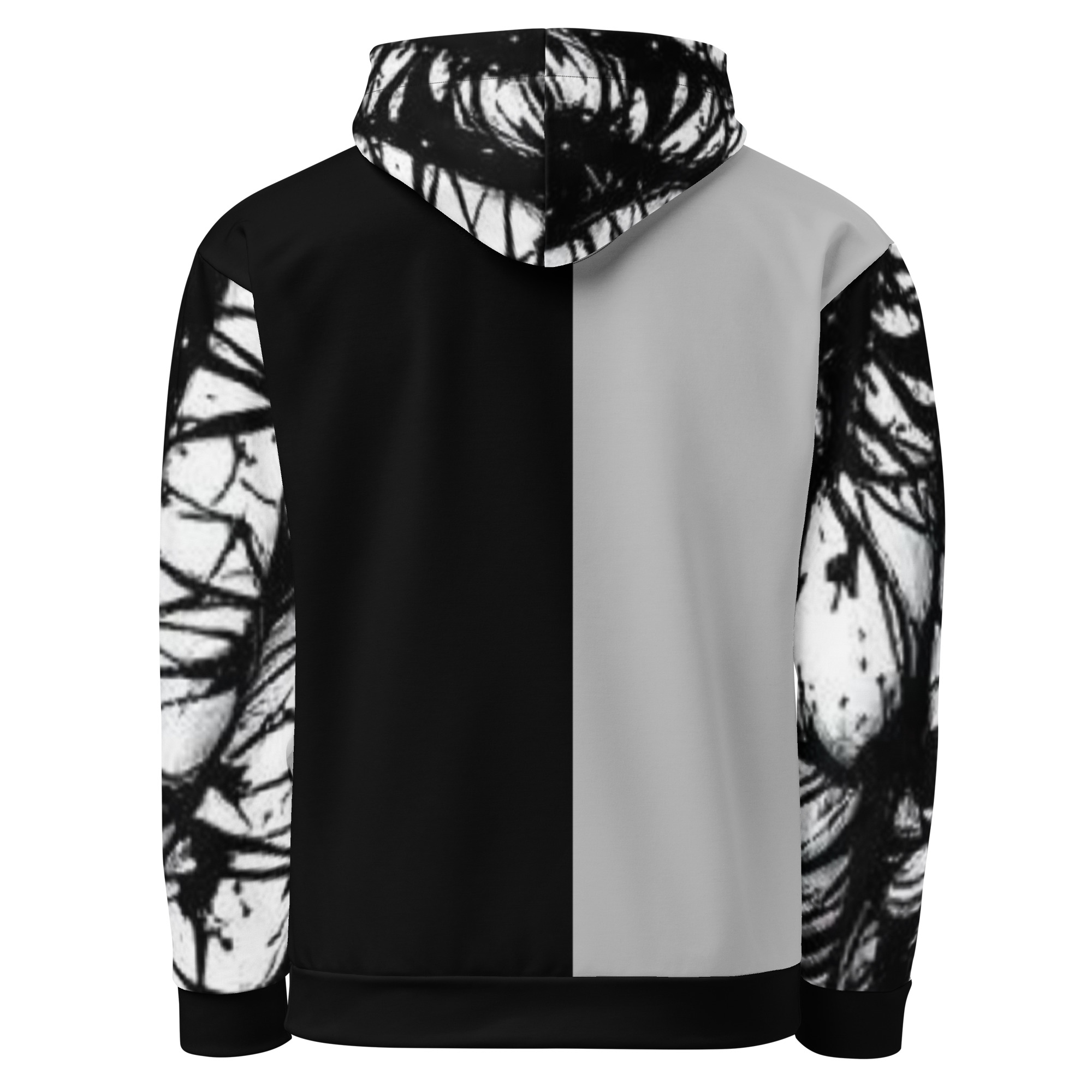 Monochrome Butterfly Graphic Hoodie