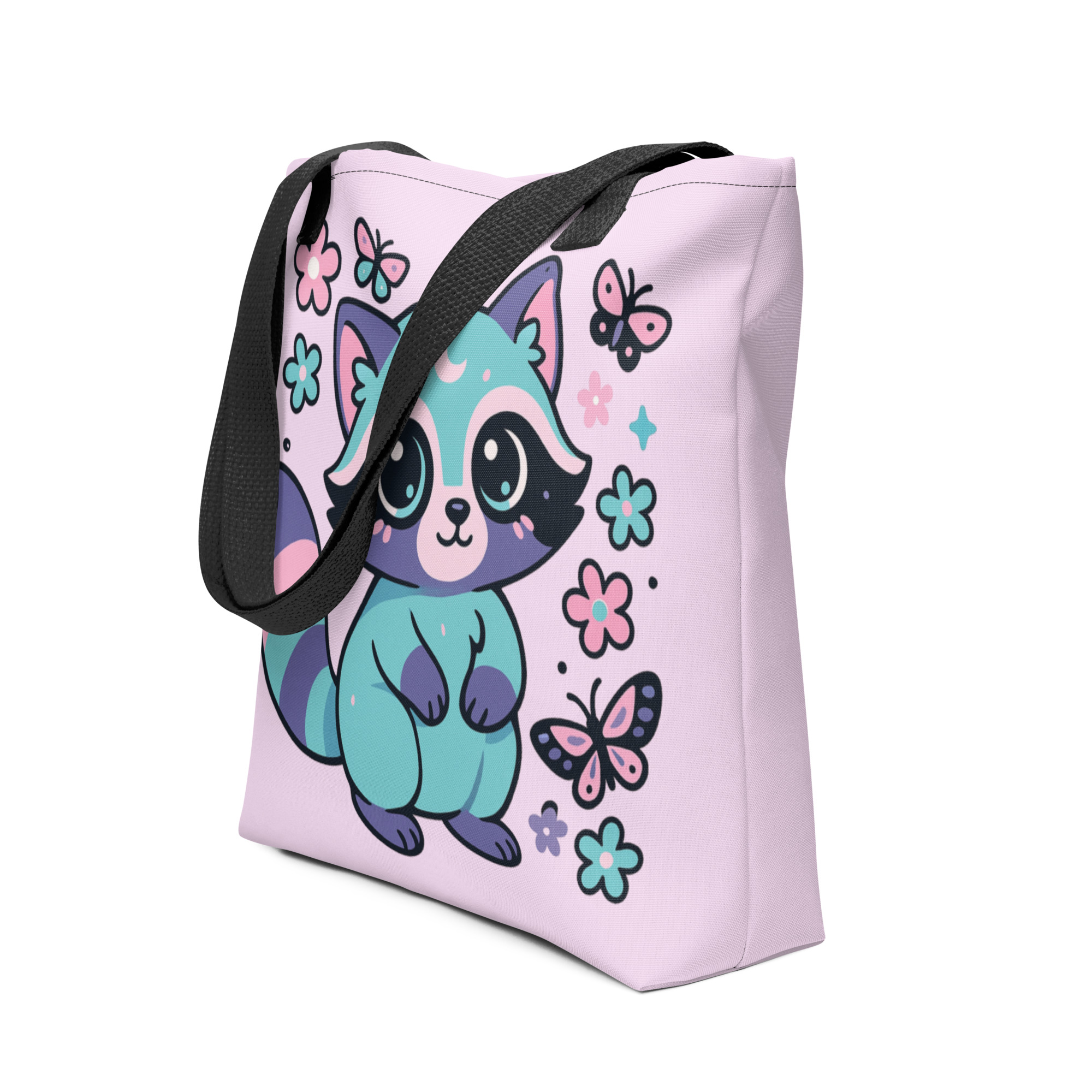 Cute Raccoon Tote Bag