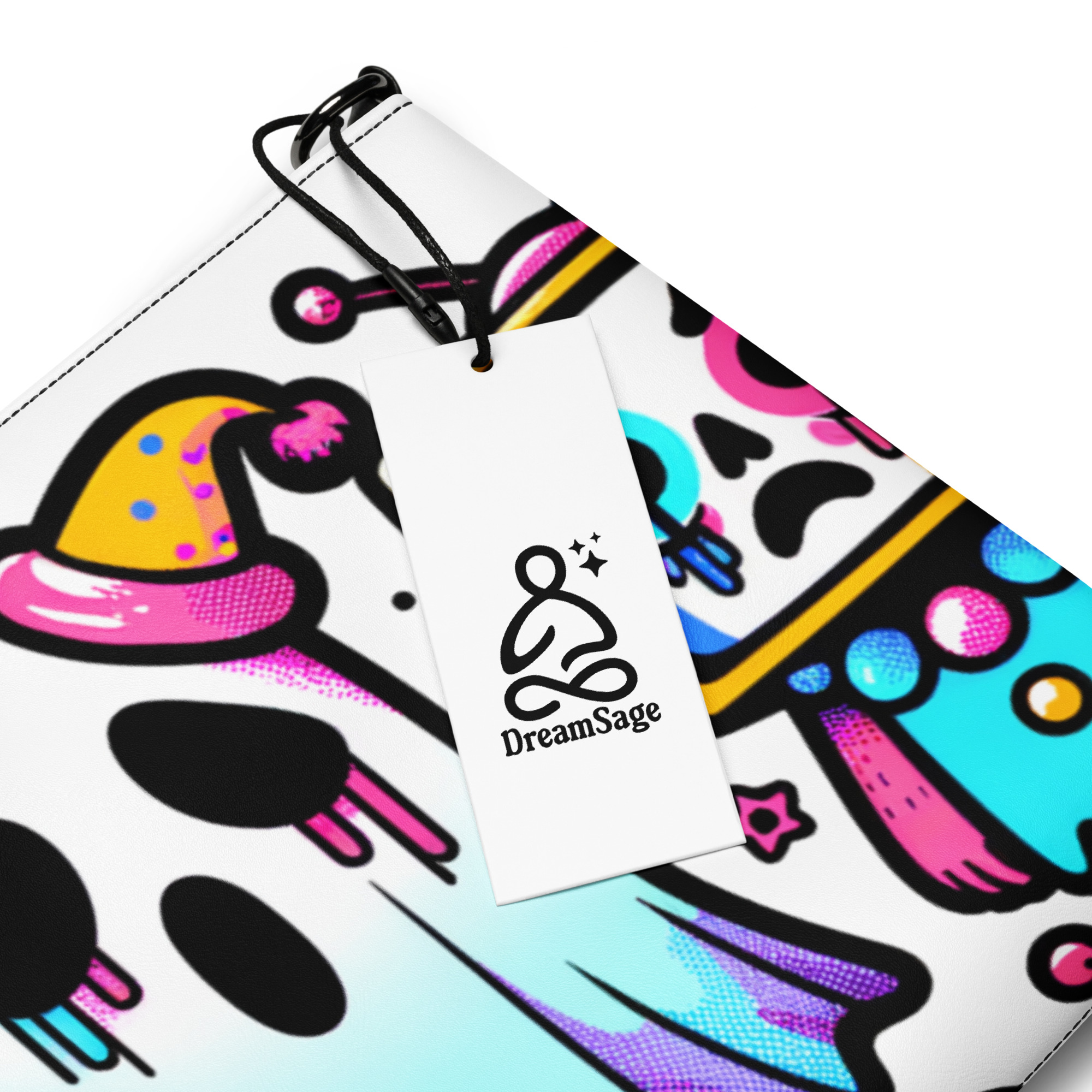 Cartoon Ghost Art Clutch Bag