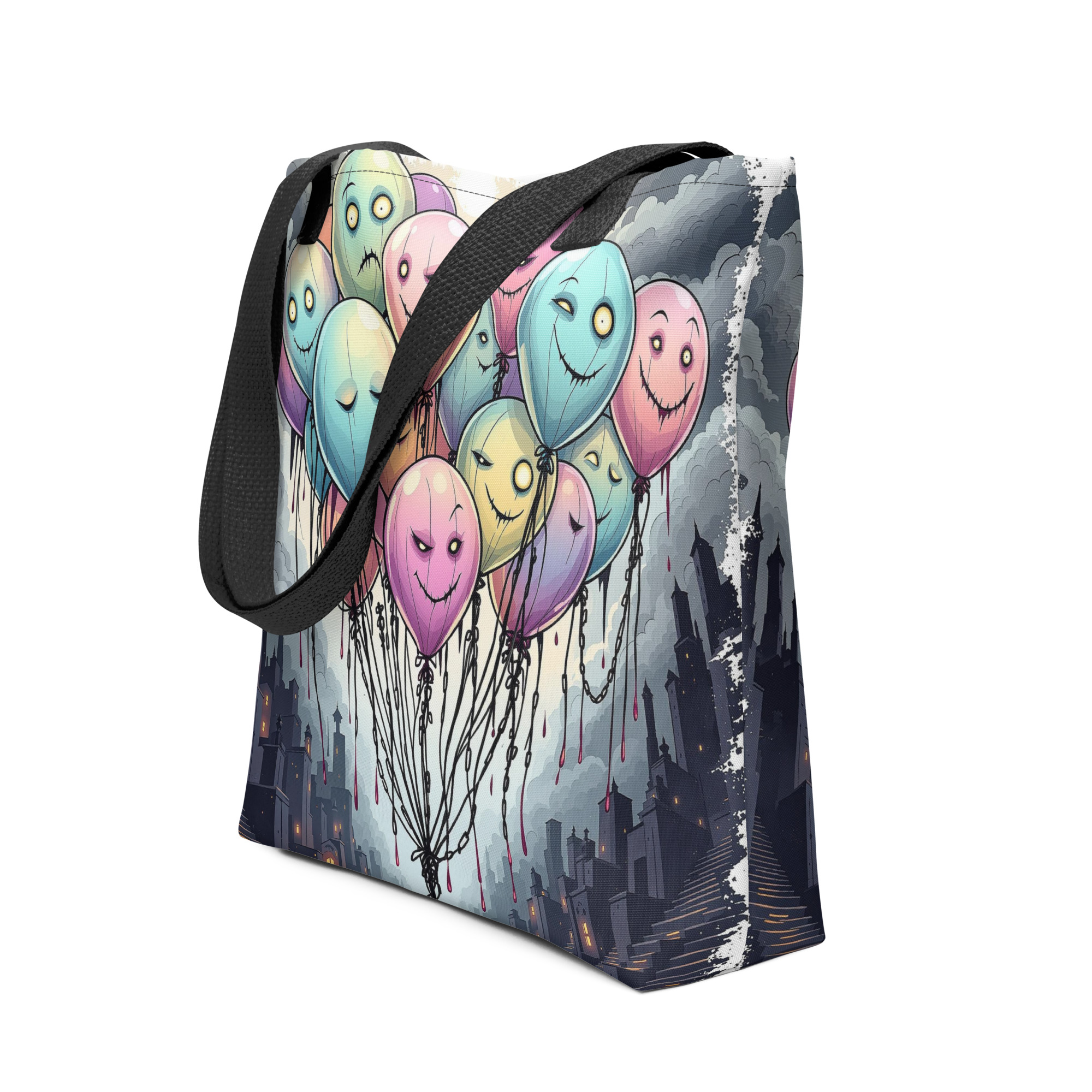 Colorful Balloon Art Tote Bag