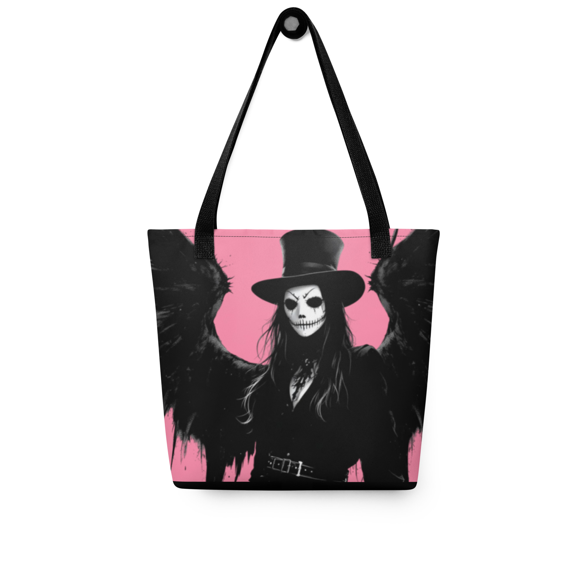Gothic Skeleton Angel Tote Bag