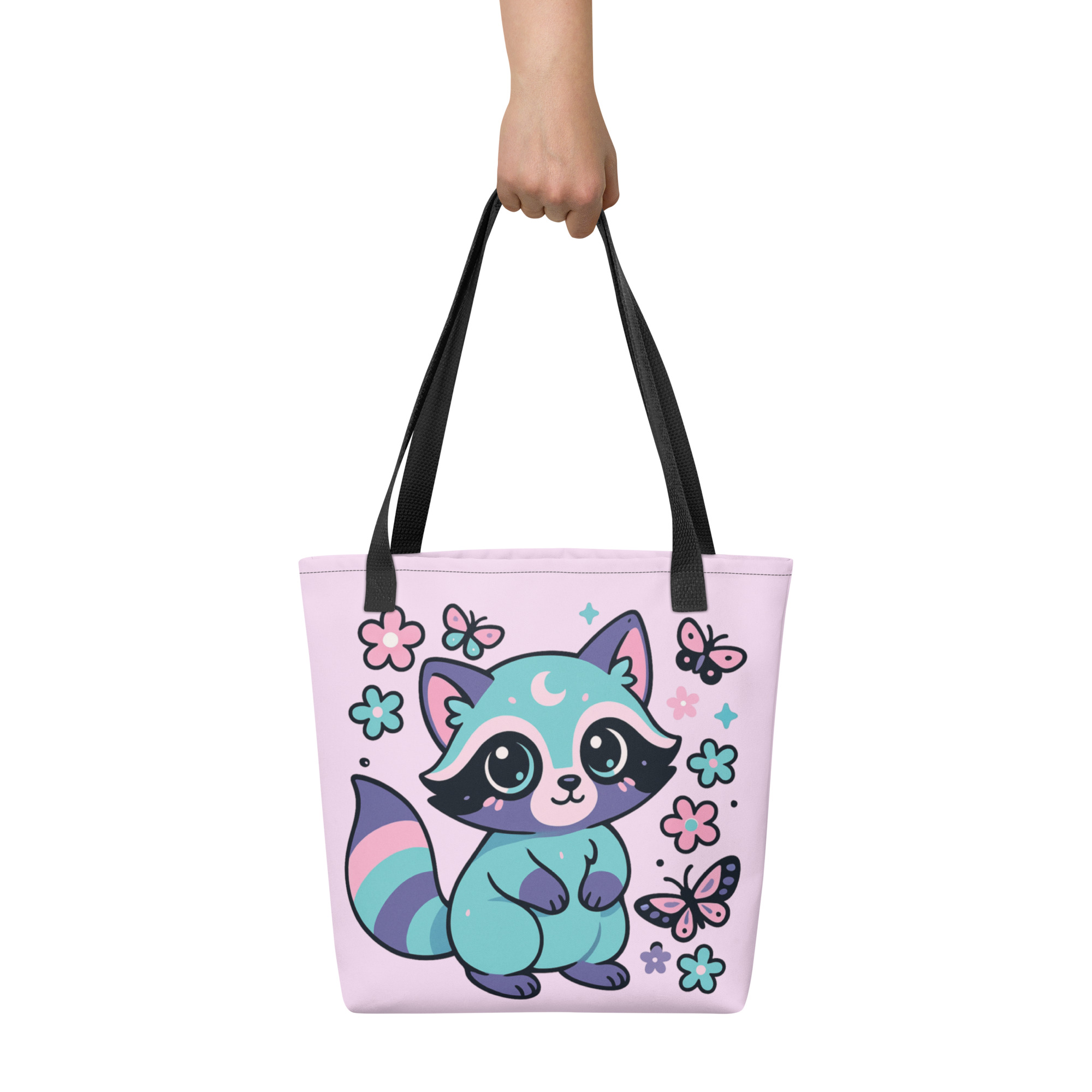 Cute Raccoon Tote Bag