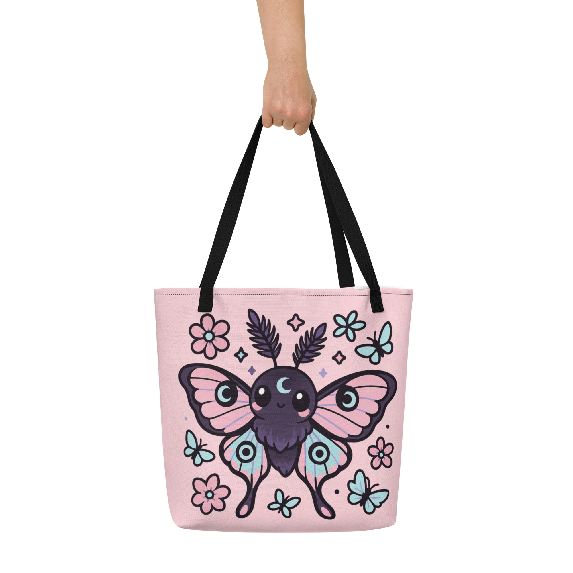 Cute Moth Tote Bag